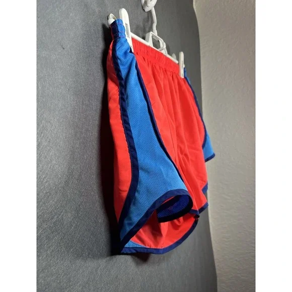 Nike Dri-Fit Men's Running Shorts Red Blue L Lightweight Breathable Athletic - Picture 5 of 16